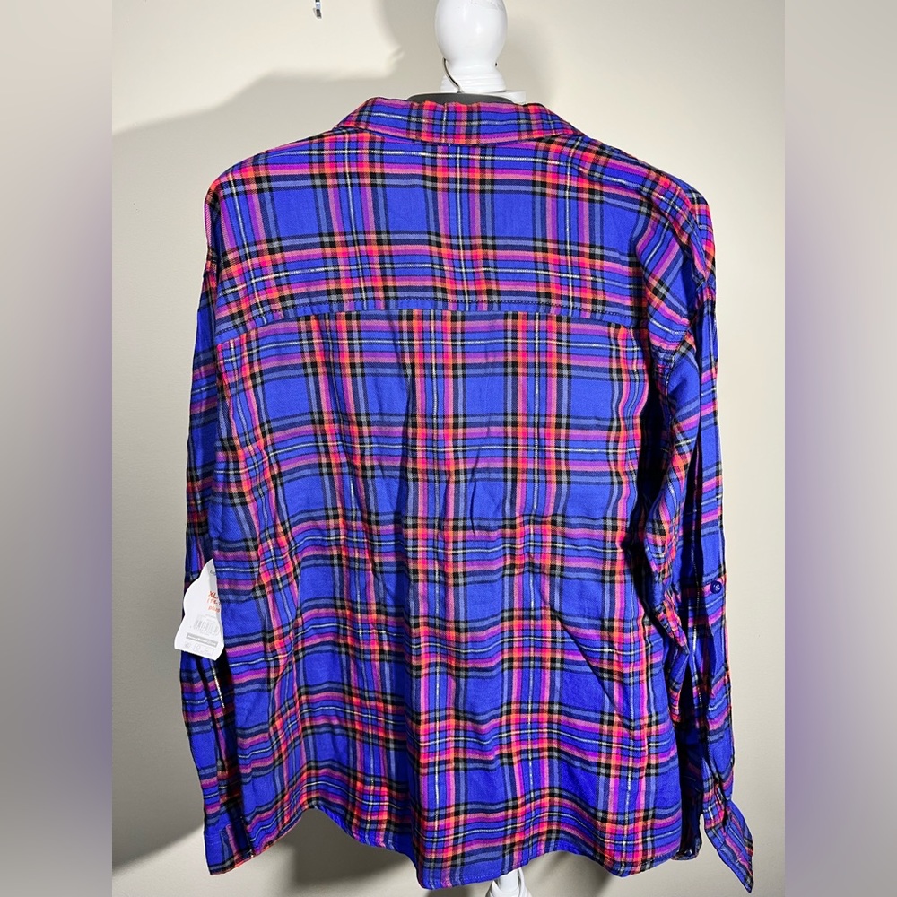 NWT LOT of 3 Plaid Flannel Wonder Nation Shirts - Picture 2 of 13